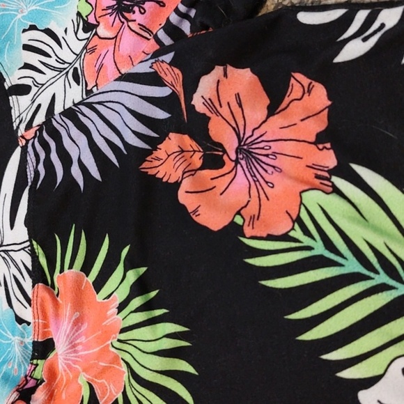 Floral Print Girl Sleep Shorts - Picture 2 of 3